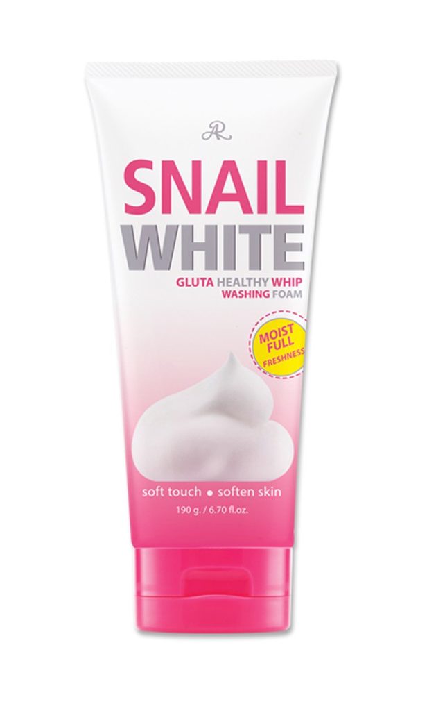 AR SNAIL WHITE GLUTA ЗДОРОВАЯ ПЕНА ДЛЯ СТИРКИ 190G / AR SNAIL WHITE GLUTA HEALTHY WHIP WASHING FOAM 190G