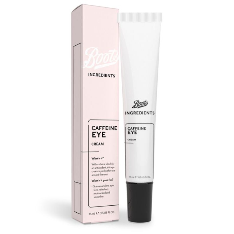 Boots Крем для кожи вокруг глаз с кофеином 15 мл / Boots Ingredients Caffeine Eye Cream 15ml