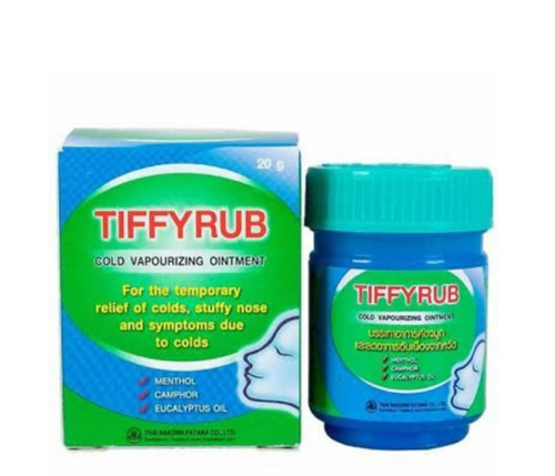 Бальзам тиффи от простуды 20 гр / TIFFY Rub Cold Vapourizing Ointment 20g