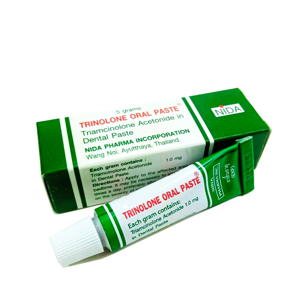 Мазь от стоматита и воспалений полости рта Nida Trinolone 5 гр / Nida Trinolone Oral Paste 5gr