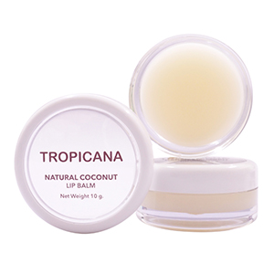 НАТУРАЛЬНЫЙ КОКОСОВЫЙ БАЛЬЗАМ ДЛЯ ГУБ TROPICANA (Coconut Delight) 10G / TROPICANA NATURAL COCONUT LIP BALM (Coconut Delight) 10G