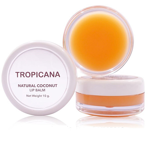 НАТУРАЛЬНЫЙ КОКОСОВЫЙ БАЛЬЗАМ ДЛЯ ГУБ TROPICANA (Mango Spirit) 10G / TROPICANA NATURAL COCONUT LIP BALM (Mango Spirit) 10G