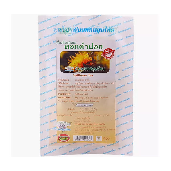 ФИТОЧАЙ Сафлор Thanyaporn, 20 пакетиков / Safflower Tea Thanyaporn Herbs, 20 bags