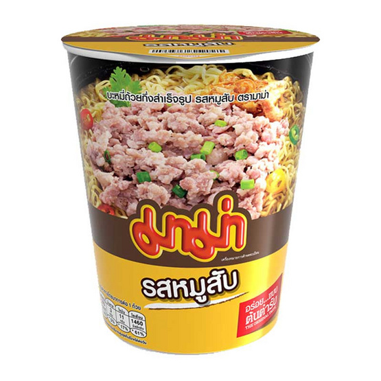 Mama Instant Noodle Cup со вкусом свиного фарша 60г / Mama Instant Noodle Cup minced pork flavor 60g