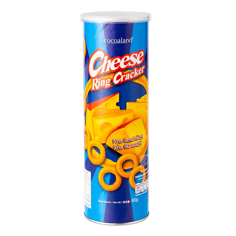 Крекер с сыром Cocoaland 80 г / Cocoaland Cheese Ring Cracker 80g