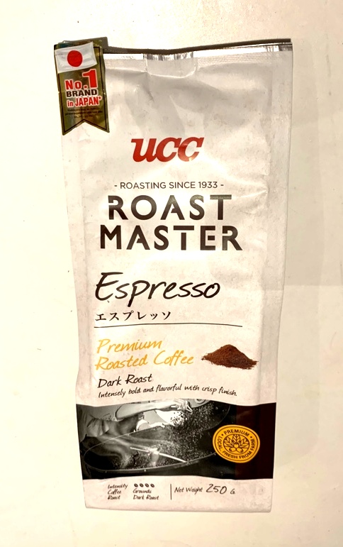 Темный кофе премиум-класса Roast Master Espresso UCC 250 мл / UCC Roast Master Espresso Premium Dark 250 ml Coffe