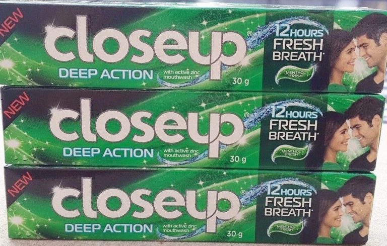 Зубная паста против кариеса 30 гр / CLOSE UP deep action Menthol Toothpaste 30gr