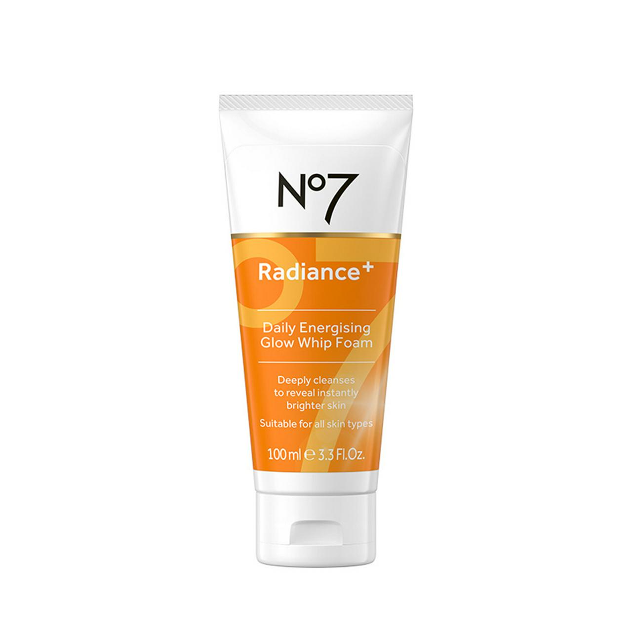 NO7 RADIANCE+ ЕЖЕДНЕВНАЯ ПЕНКА ДЛЯ СИЯНИЯ WHIP 100ML / NO7 RADIANCE+ DAILY ENRGISING GLOW WHIP FOAM 100ML