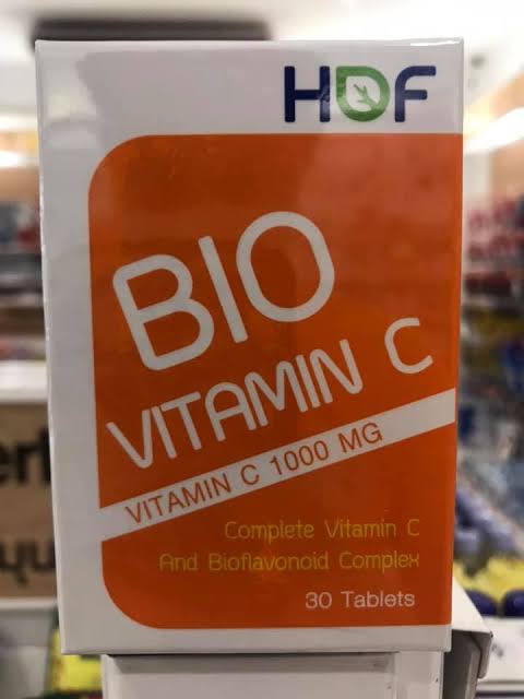 Витамин С 1000 мг HOF, 30 таб / HOF Bio Vitamin C Vitamin C 1000mg Complete Vitamin C and Bioflavonoid Complex 30 Tablets