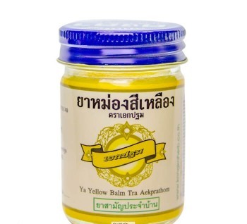 Желтый массажный бальзам Kongka, 50 гр / Kongka Yellow Massage Balm, 50 g