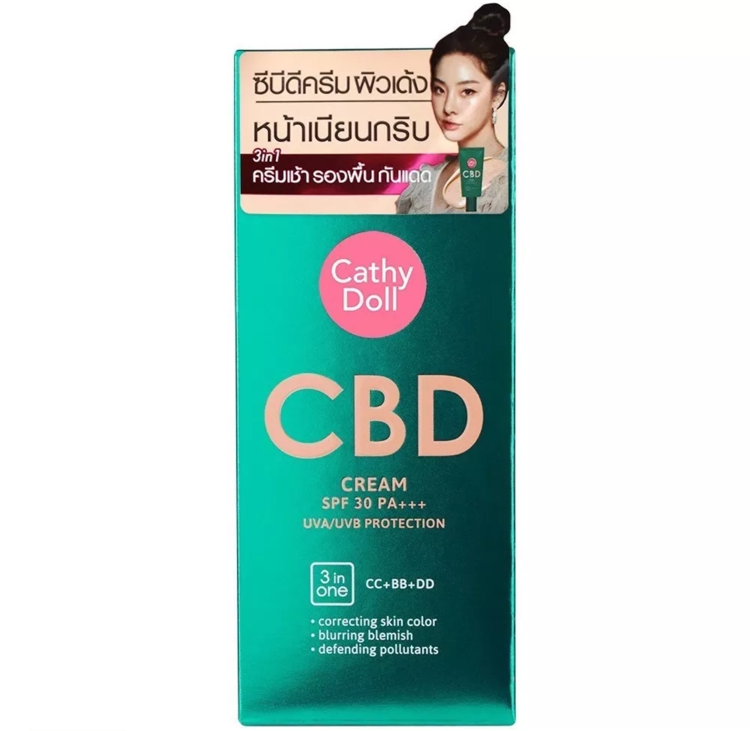 Тональный крем CBD SPF30 Cathy Doll, 50 мл / Cathy Doll CBD Cream SPF30 PA+++ 50ml