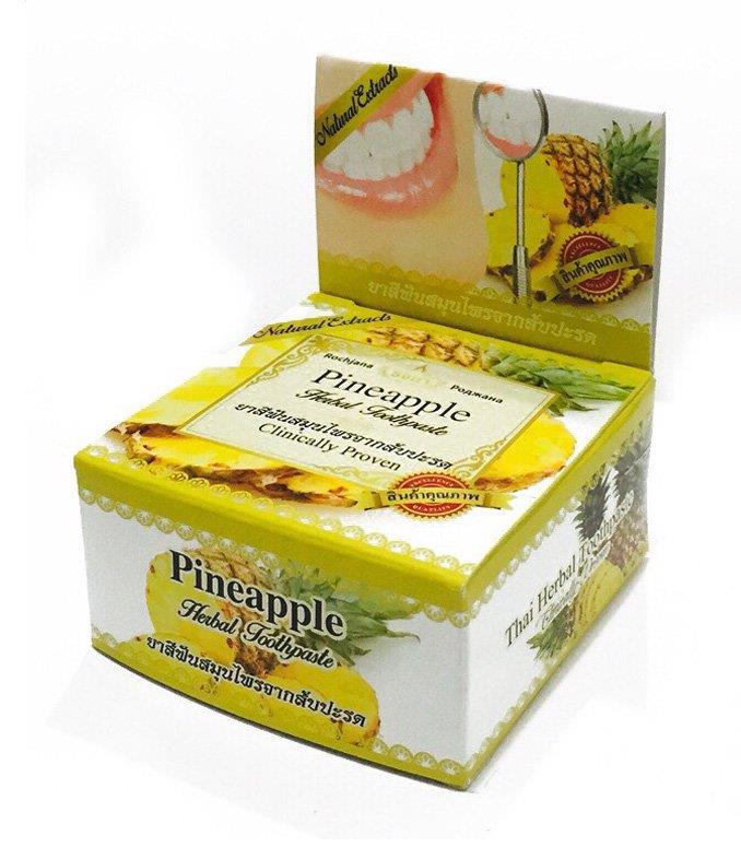 Зубная паста Pineapple 30 г / Rochjana Pineapple Toothpaste 30g